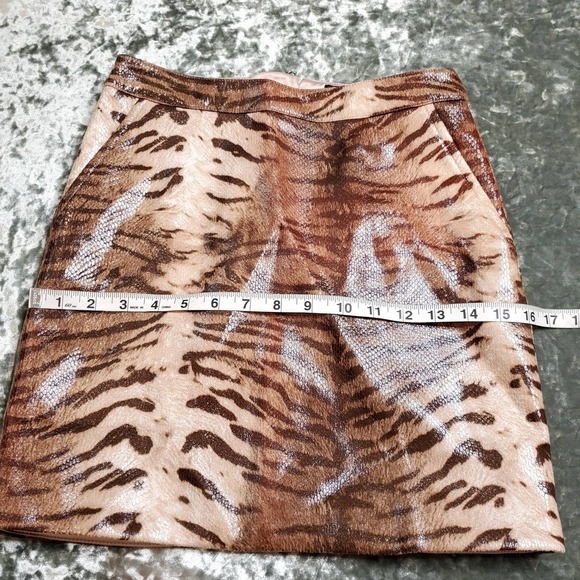 Bardot Alexis Animal Brown Skirt - Picture 9 of 11